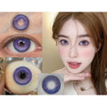TKGJZI คอนแทคเลนส์สี Xiyoulens ขนาด 14.50 มม. สีม่วง (ชนิดราย 6 เดือน)