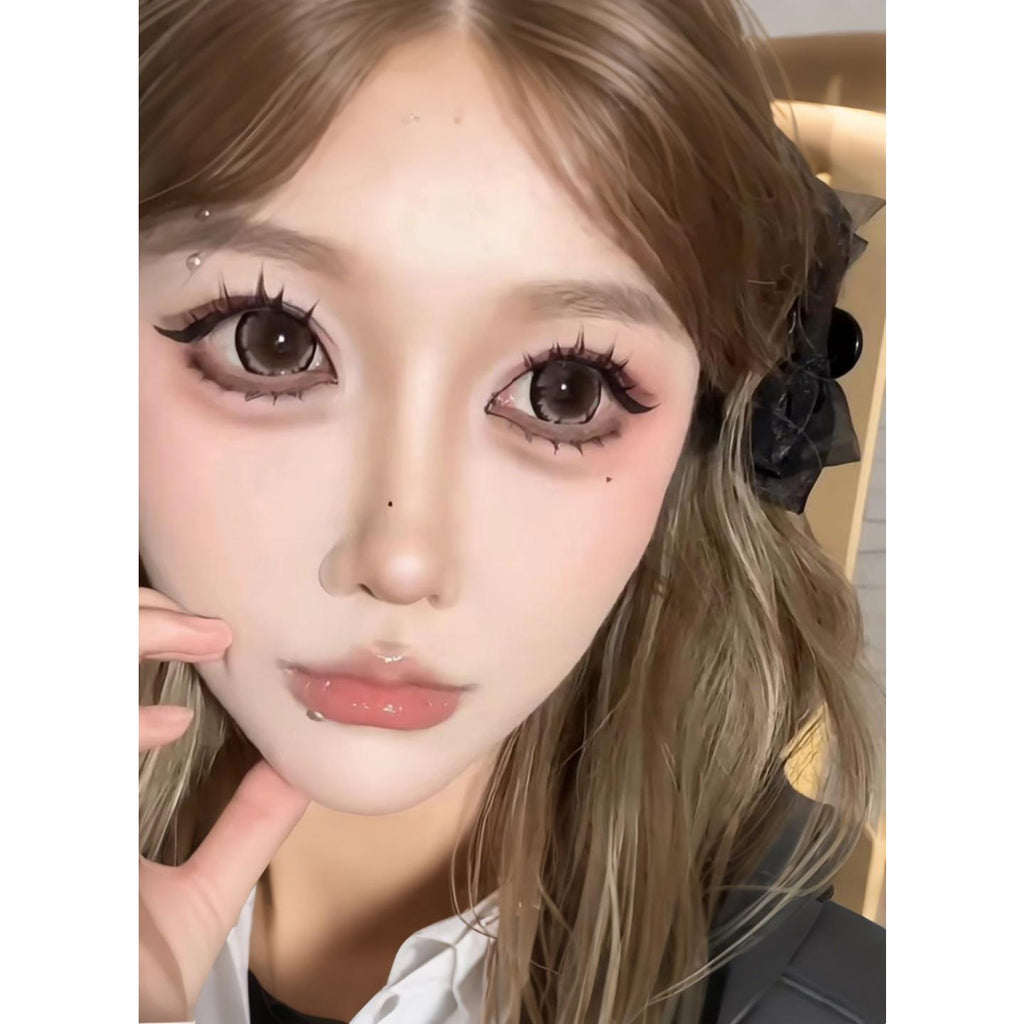 YHMSHU FLLYCON 14.50mm Pink Colored Contact Lenses (6 Months Wear)