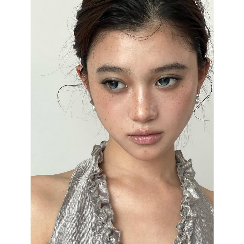 TKHYHU MimiPark 14.50mm Blue Colored Contact Lenses (6 Months Wear)