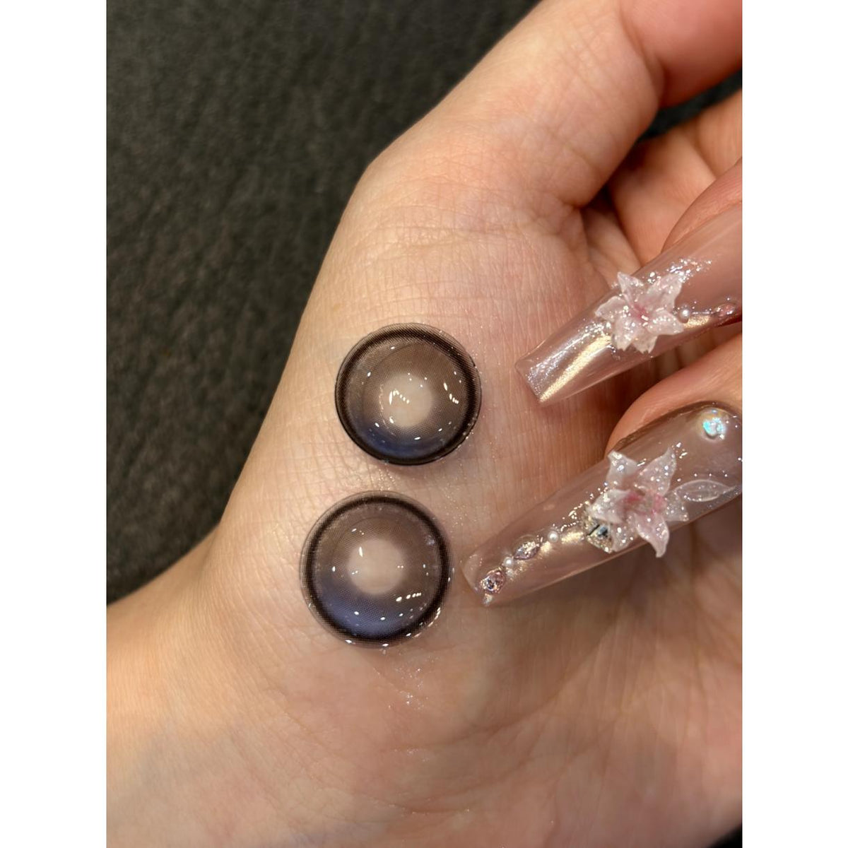 YLSLIAN Tinacon 14.50mm Purple Colored Contact Lenses (6 Months Wear)