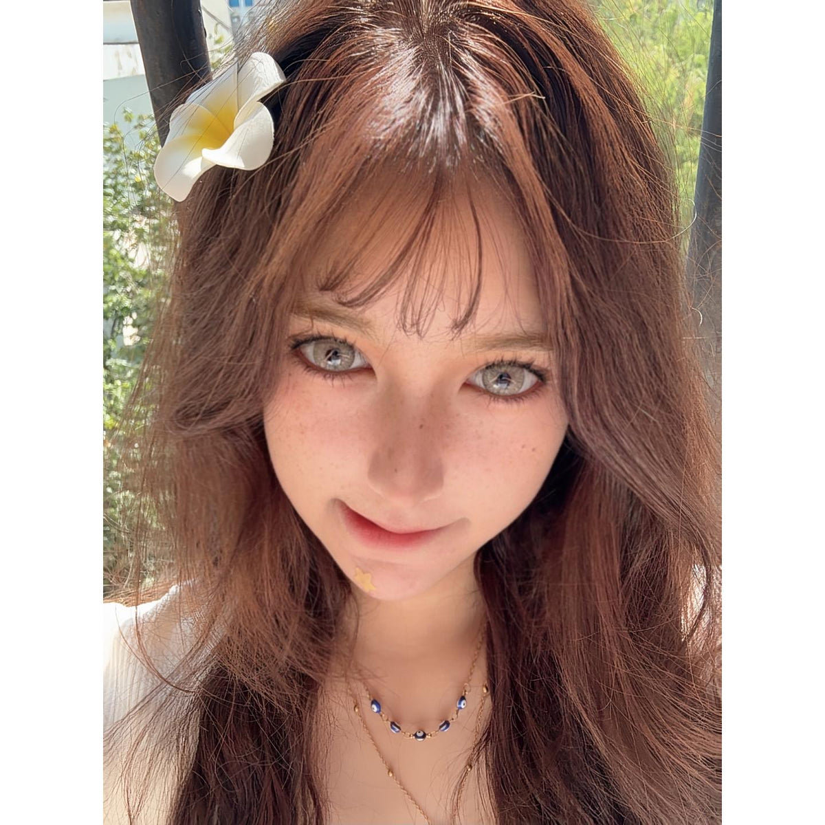 XLNZONG Serltyca 14.50mm Brown Colored Contact Lenses (6 Months Wear)