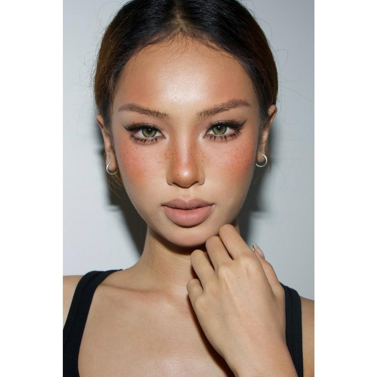 YSMJING Tinacon 14.20mm Green Colored Contact Lenses (6 Months Wear)