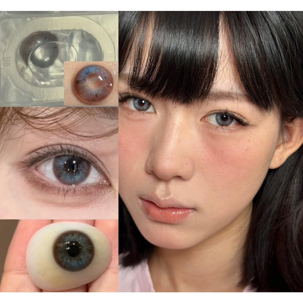 YLIN Xiyoulens 14.20mm Grey Colored Contact Lenses (6 Months Wear)