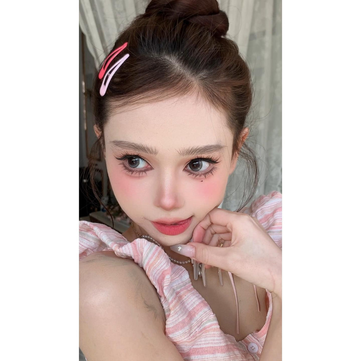 MFXYCHI thestarlens 14.50mm Grey Colored Contact Lenses (6 Months Wear)