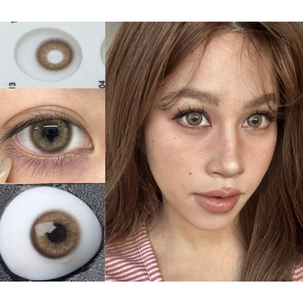 คอนแทคเลนส์สี KWMGUI รุ่น Serltyca ขนาด 14.20 มม. สีน้ำตาล (ใช้งานได้ 6 เดือน)