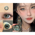 AISMREN BOOSCON 14.20mm Green Colored Contact Lenses (6 Months Wear)
