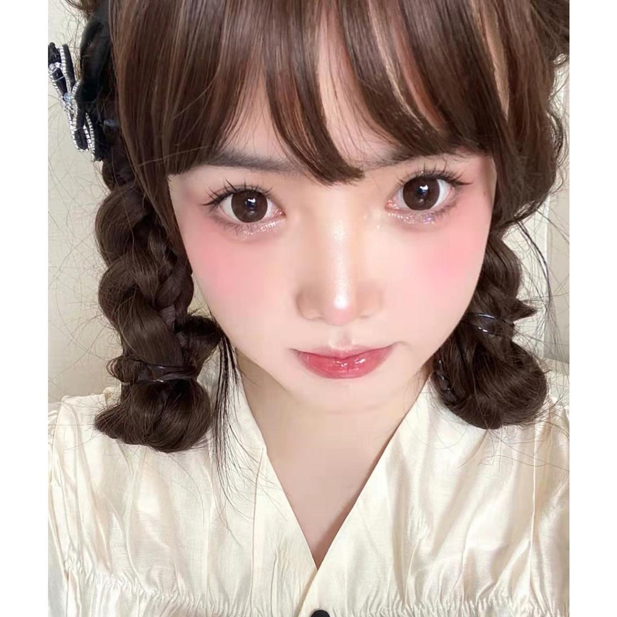 STQIAO Xiyoulens คอนแทคเลนส์สีน้ำตาล ขนาด 14.50 มม. (ชนิดราย 6 เดือน)