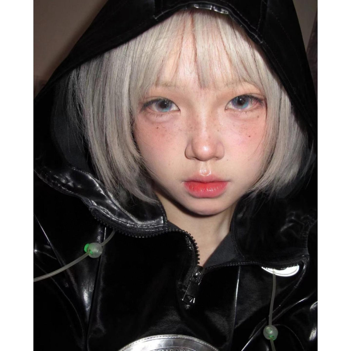 YLYXI Xiyoulens 14.20mm Purple Colored Contact Lenses (6 Months Wear)