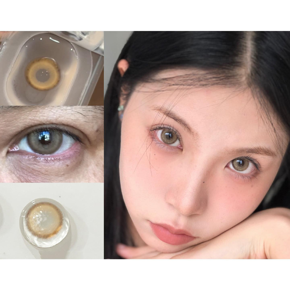 QMQTUO Serltyca 14.20mm Brown Colored Contact Lenses (6 Months Wear)