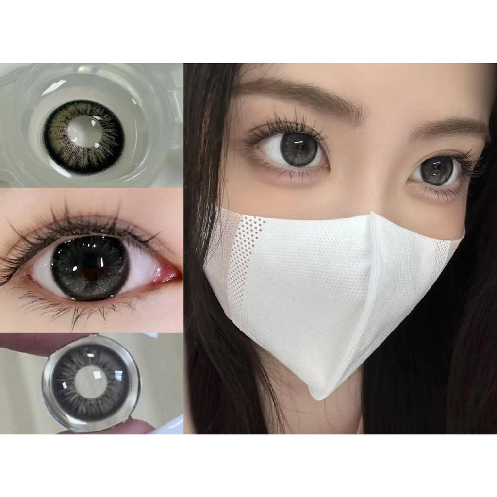 WMXSHAN thestarlens 14.50mm Black Colored Contact Lenses (6 Months Wear)