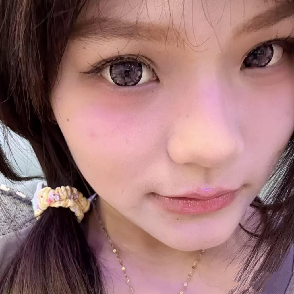YHMSHU FLLYCON 14.50mm Pink Colored Contact Lenses (6 Months Wear)