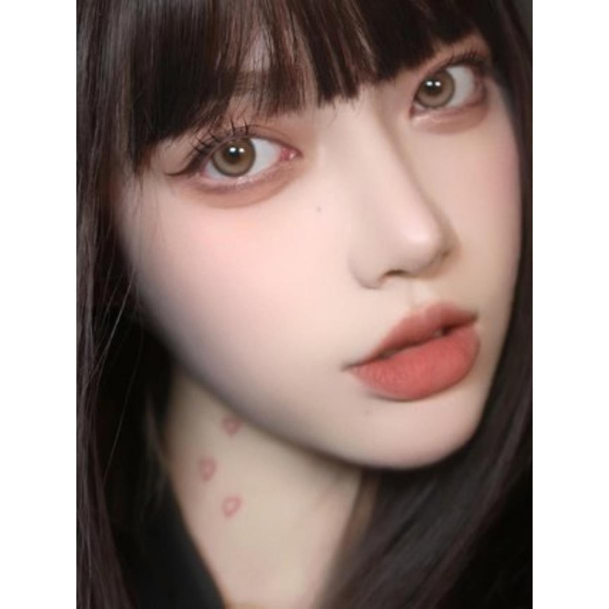 JTNCHA MorningCon 14.50mm Brown Colored Contact Lenses (6 Months Wear)