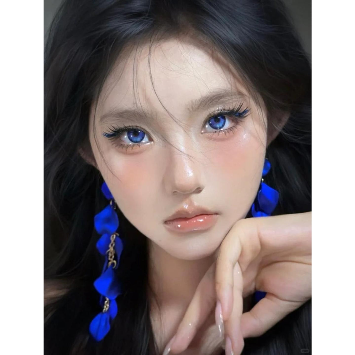 คอนแทคเลนส์สี XNDCHI Xiyoulens ขนาด 14.50 มม. สีฟ้า (แบบราย 6 เดือน)
