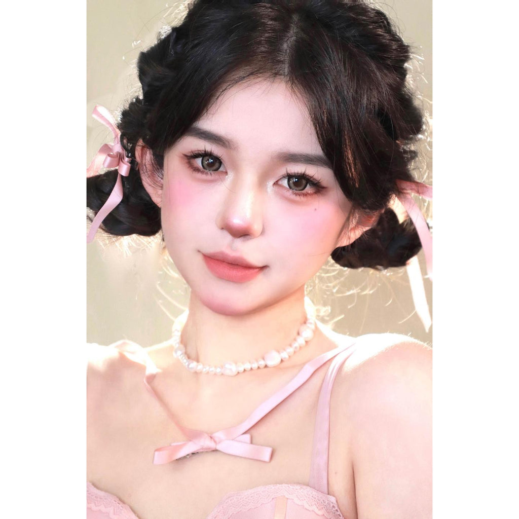 HJNGAO MorningCon 14.50mm Brown Colored Contact Lenses (6 Months Wear)
