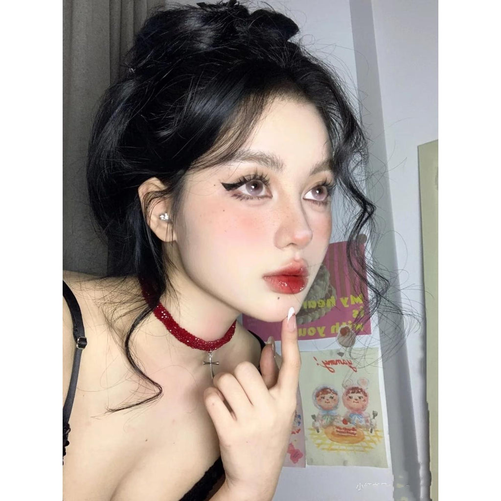 คอนแทคเลนส์สีชมพู ZMLMAN รุ่น OVOLOOK ขนาด 14.50 มม. (ชนิดราย 6 เดือน)