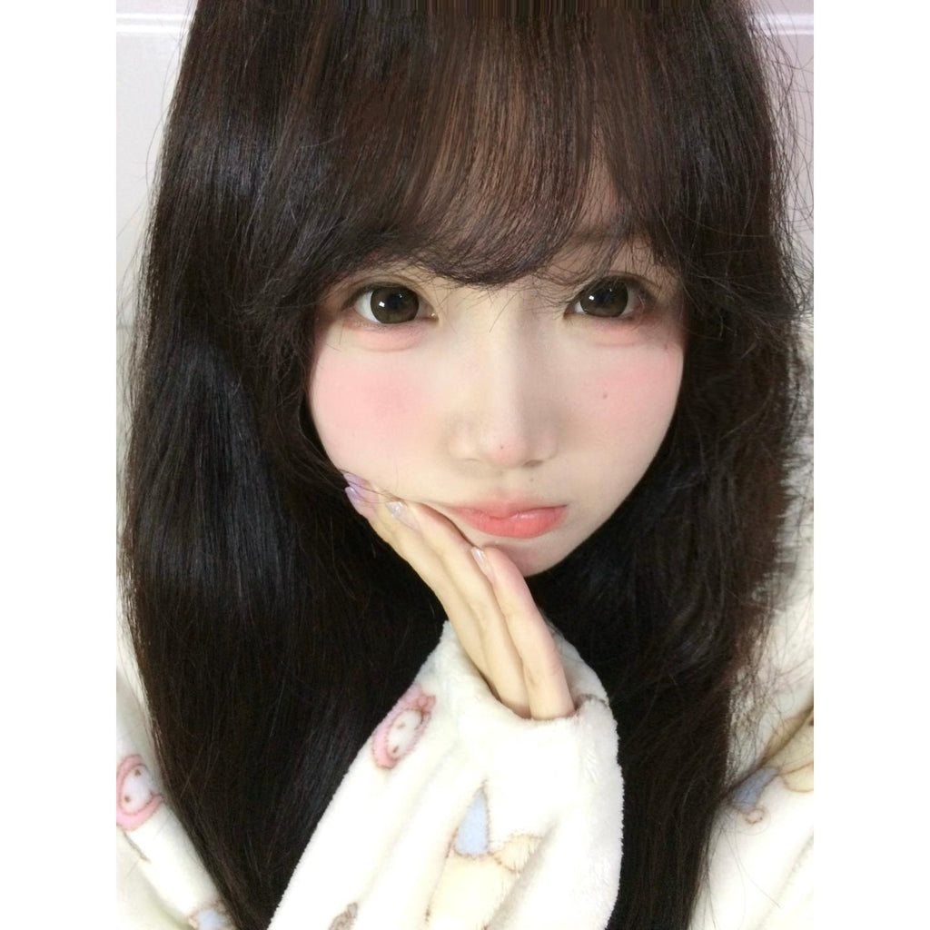 CDNYSHUANG OBALEN 14.50mm Brown Colored Contact Lenses (6 Months Wear)