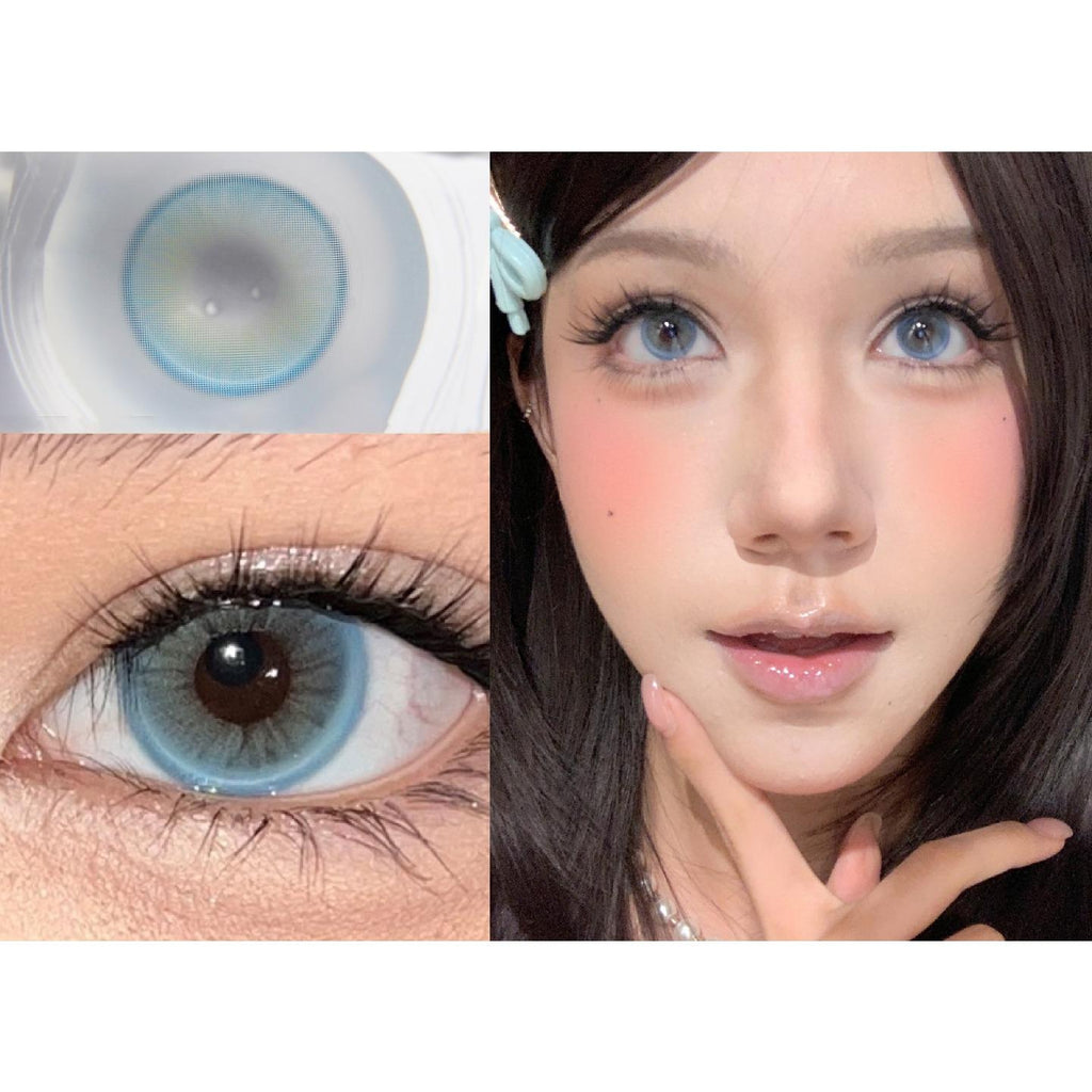 BCMJLAN Serltyca 14.20mm Blue Colored Contact Lenses (6 Months Wear)