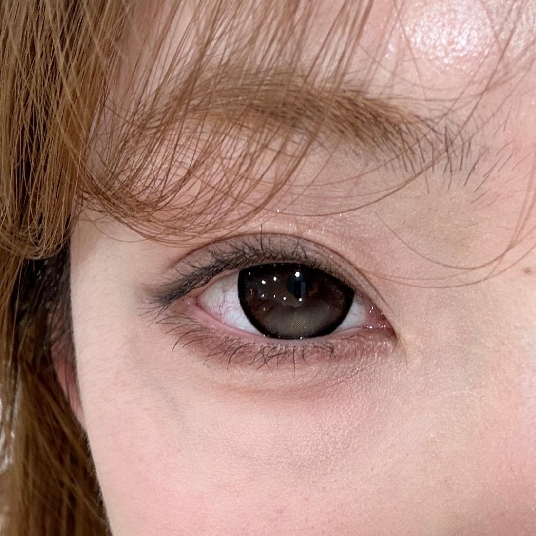 HXTU Tinacon 14.20mm Black Colored Contact Lenses (6 Months Wear)