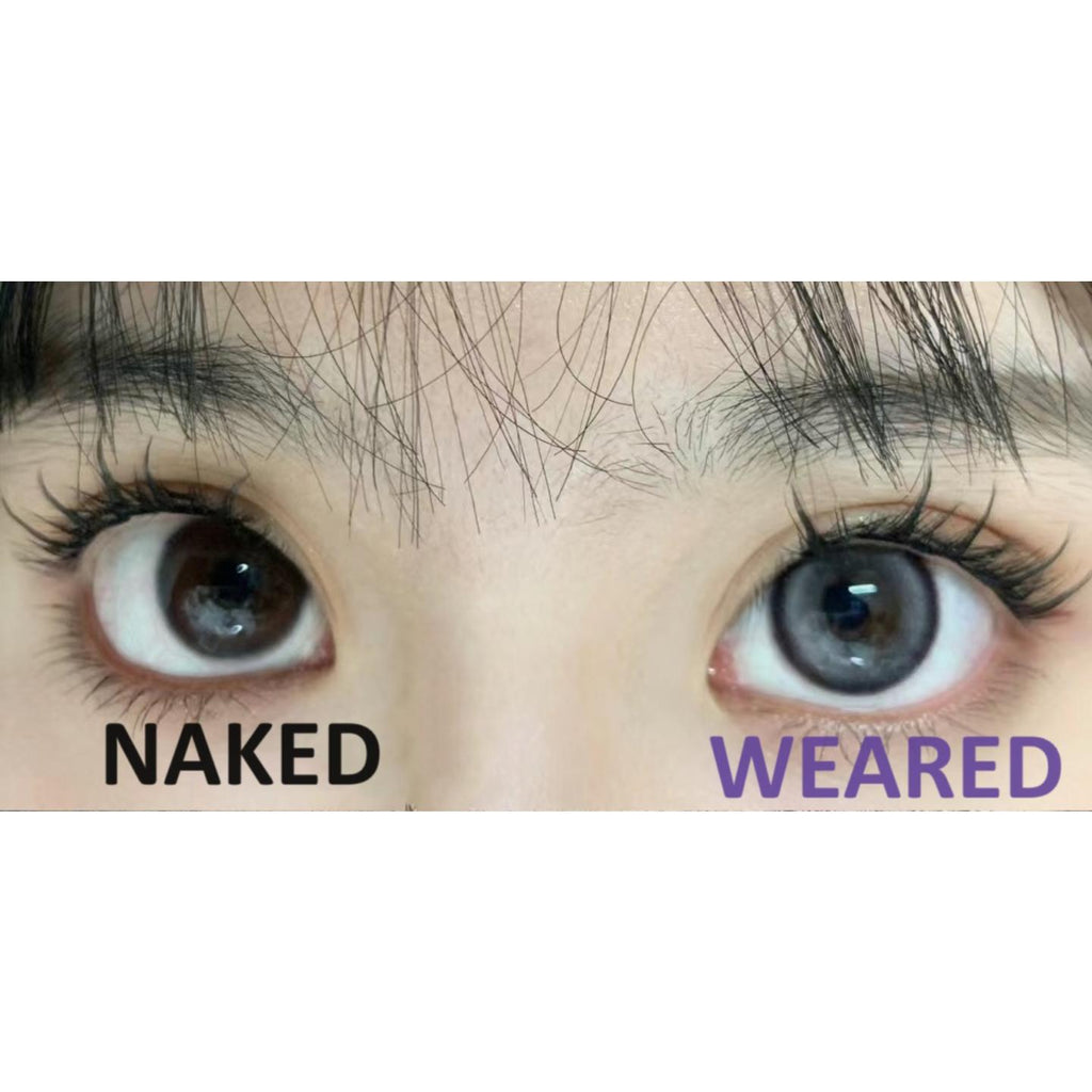 MSKDYLEI Xiyoulens 14.20mm Purple Colored Contact Lenses (6 Months Wear)
