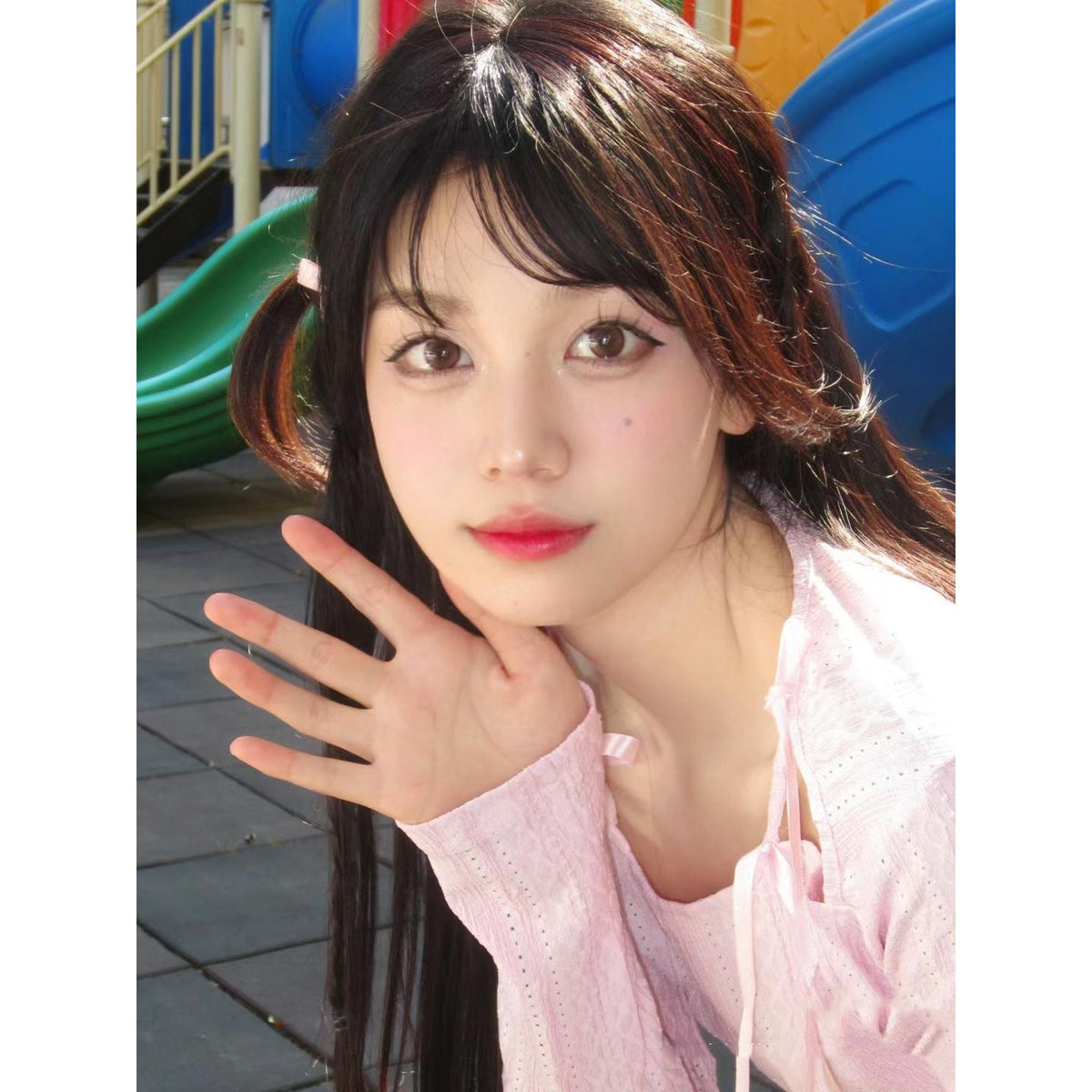 XNWAN MorningCon 14.20mm Brown Colored Contact Lenses (6 Months Wear)