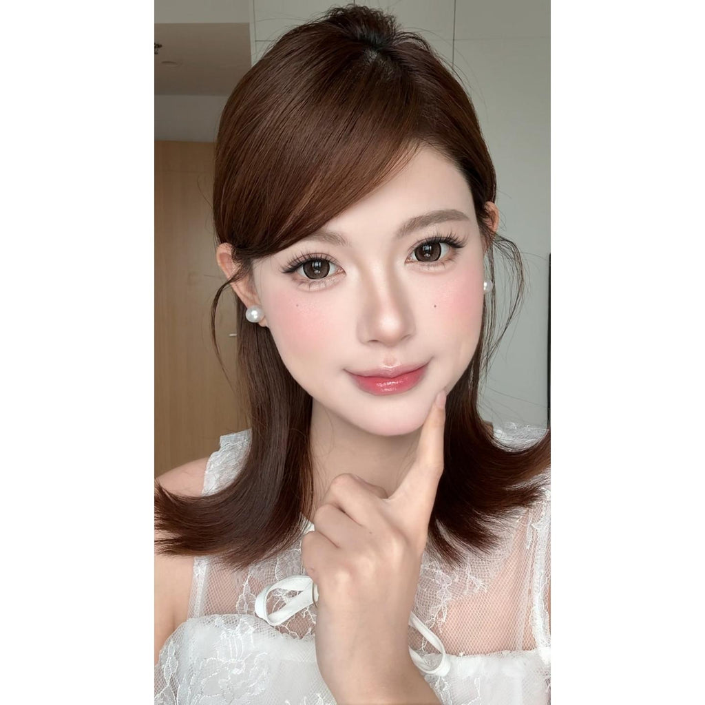 Kính áp tròng màu ZGSCHA thestarlens 14.50mm màu nâu (Thời hạn sử dụng 6 tháng)