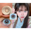 WZSJIE Xiyoulens 14.20mm Green Colored Contact Lenses (6 Months Wear)