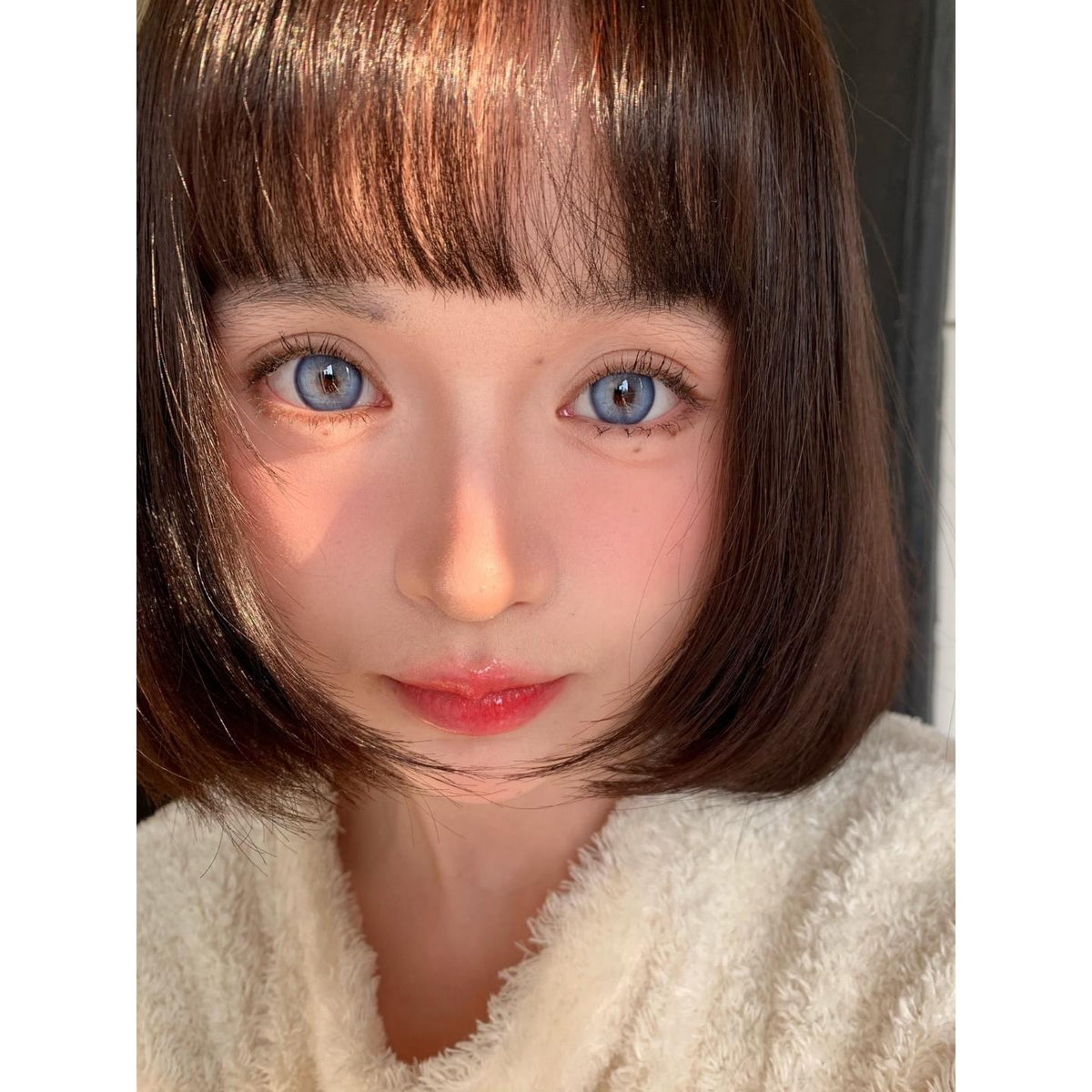 HLBAO MorningCon 14.50mm Blue Colored Contact Lenses (6 Months Wear)