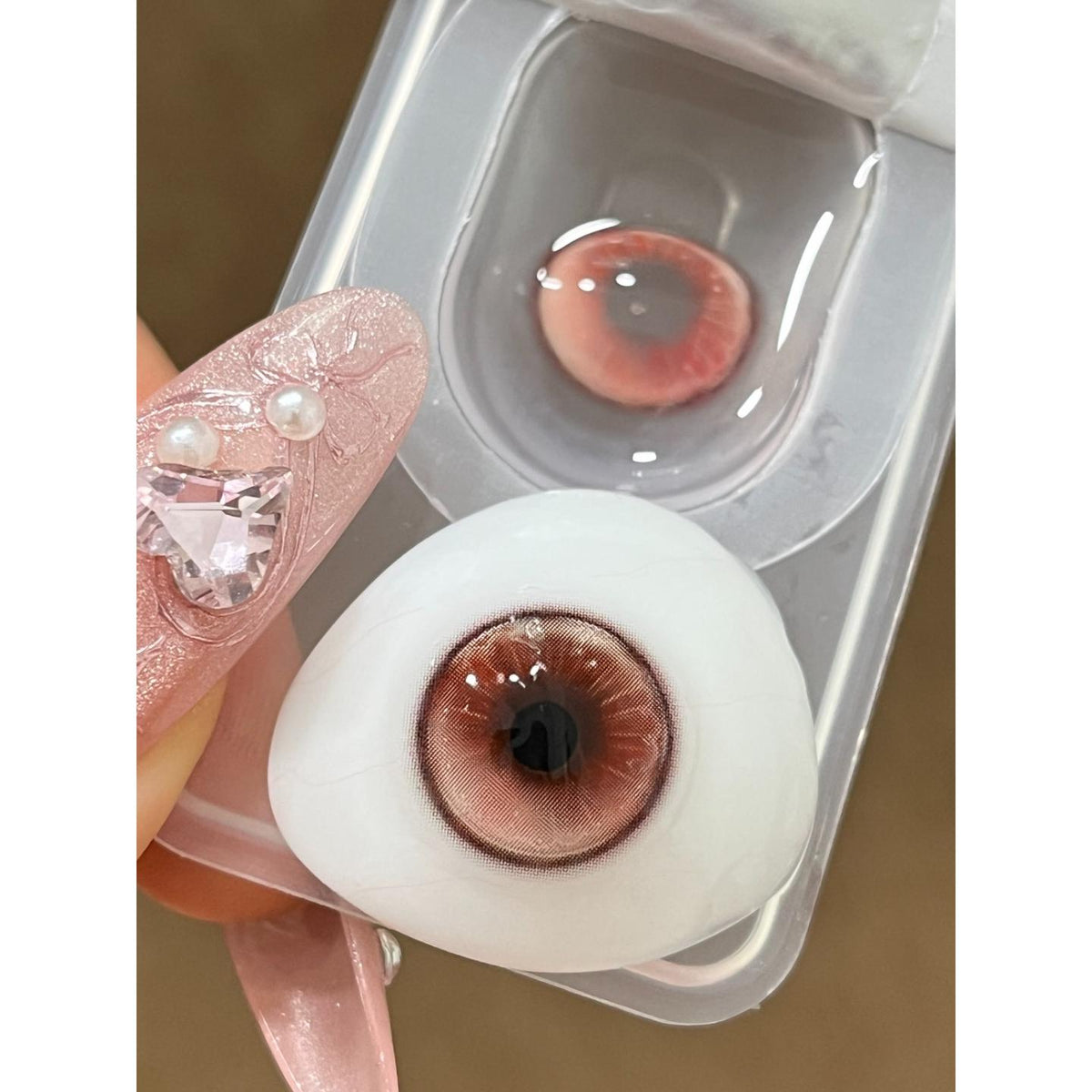 Kính áp tròng màu đỏ CRMGUI thestarlens 14.50mm (Thời hạn sử dụng 6 tháng)