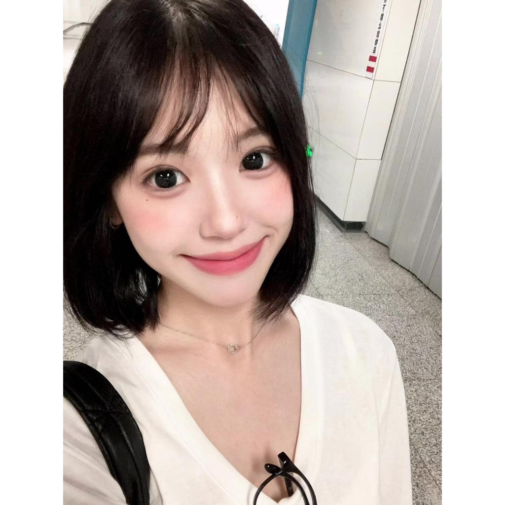 YYHTU MorningCon 14.50mm Black Colored Contact Lenses (6 Months Wear)
