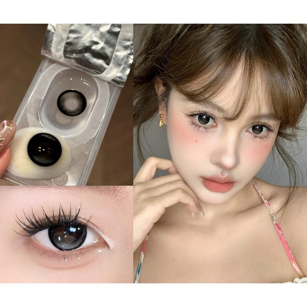 BBNRCHA thestarlens คอนแทคเลนส์สีดำ ขนาด 14.50 มม. (ระยะเวลาการใช้งาน 6 เดือน)