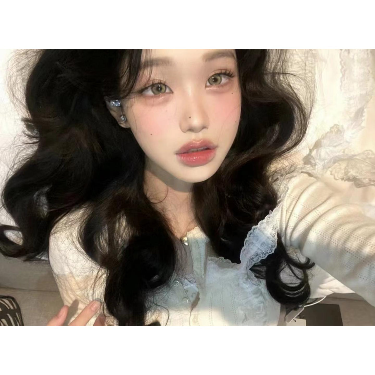 CJHAI FLLYCON 14.20mm Brown Colored Contact Lenses (6 Months Wear)
