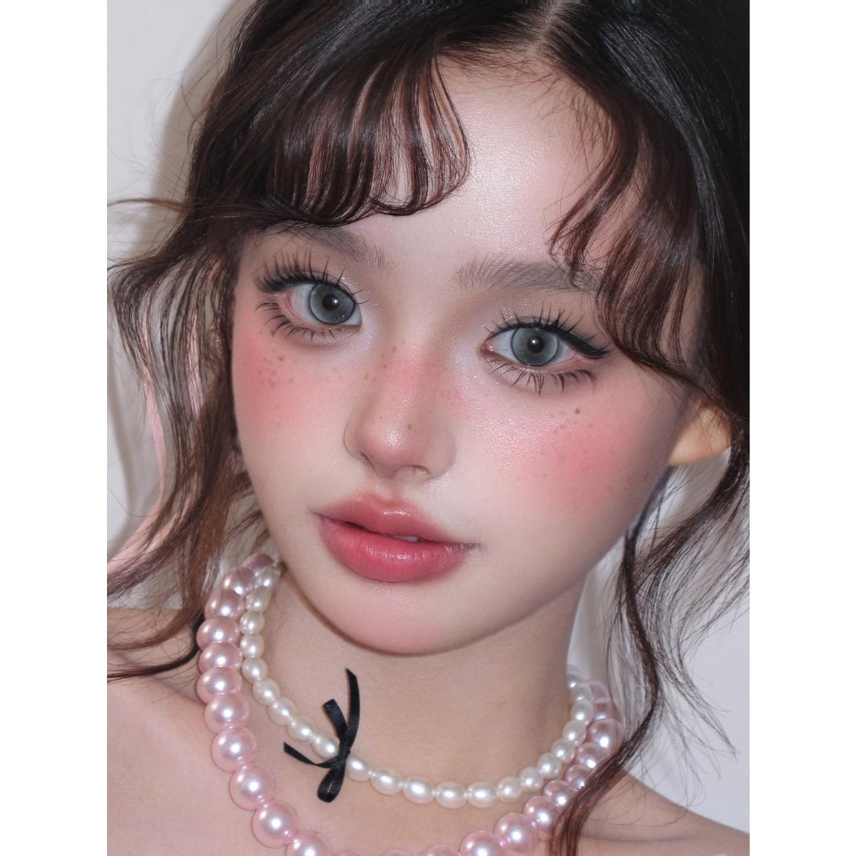 YGZHUI Serltyca 14.20mm Grey Colored Contact Lenses (6 Months Wear)