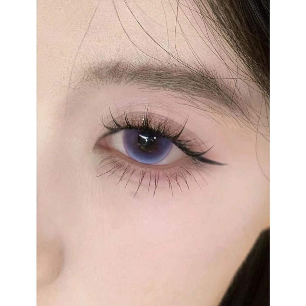 XXYLI FLLYCON 14.50mm Purple Colored Contact Lenses (6 Months Wear)