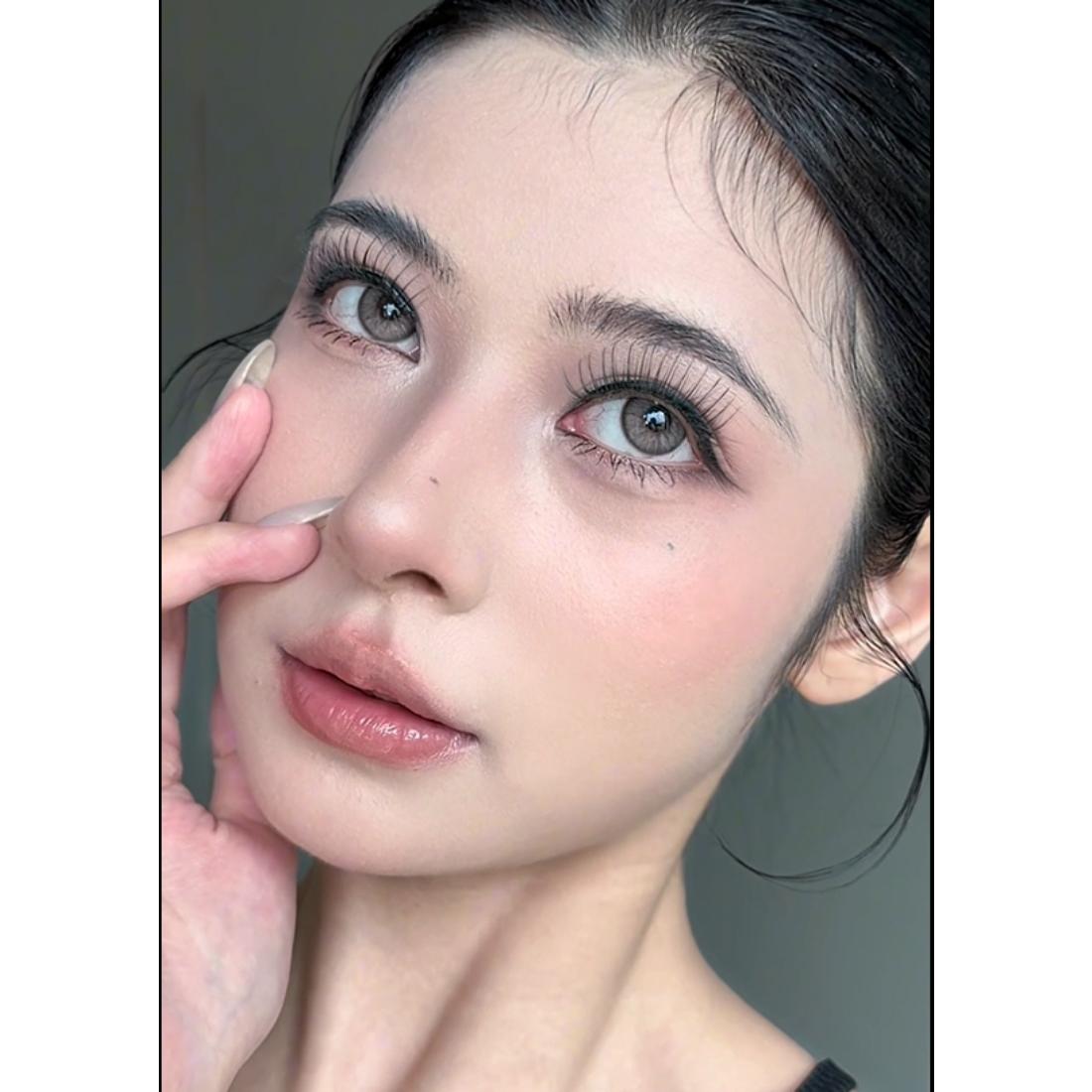 YYYSHI Serltyca 14.20mm Gray Colored Contact Lenses (6 Months Wear)