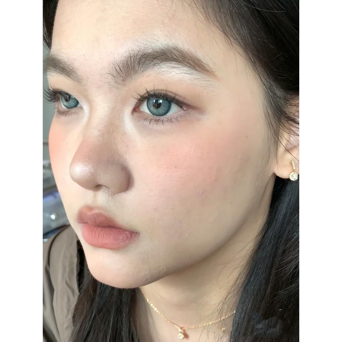 DZXBLV Xiyoulens 14.20mm Green Colored Contact Lenses (6 Months Wear)