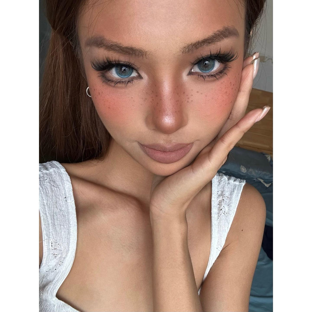BCMJLAN Serltyca 14.20mm Blue Colored Contact Lenses (6 Months Wear)
