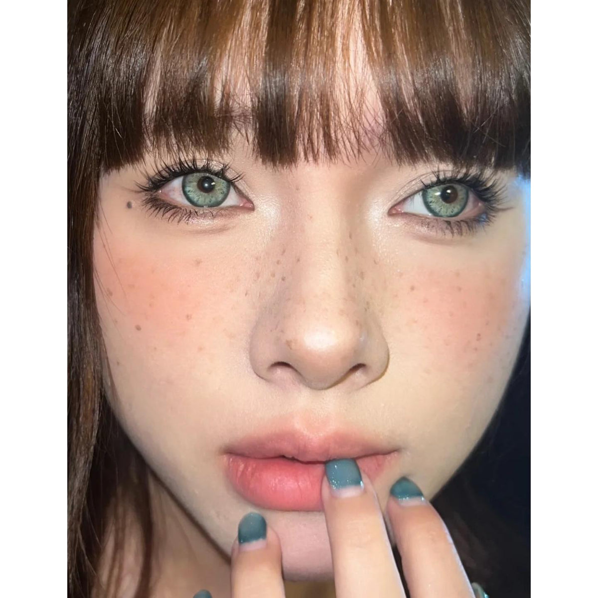 JWHJLV คอนแทคเลนส์สี Xiyoulens ขนาด 14.50 มม. สีเขียว (ชนิดราย 6 เดือน)