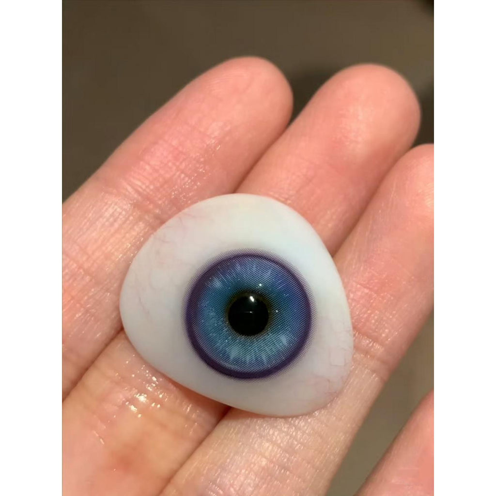 Kính áp tròng màu JXHBAN Xiyoulens 14.50mm Xanh Dương Tím (Thời hạn sử dụng 6 tháng)