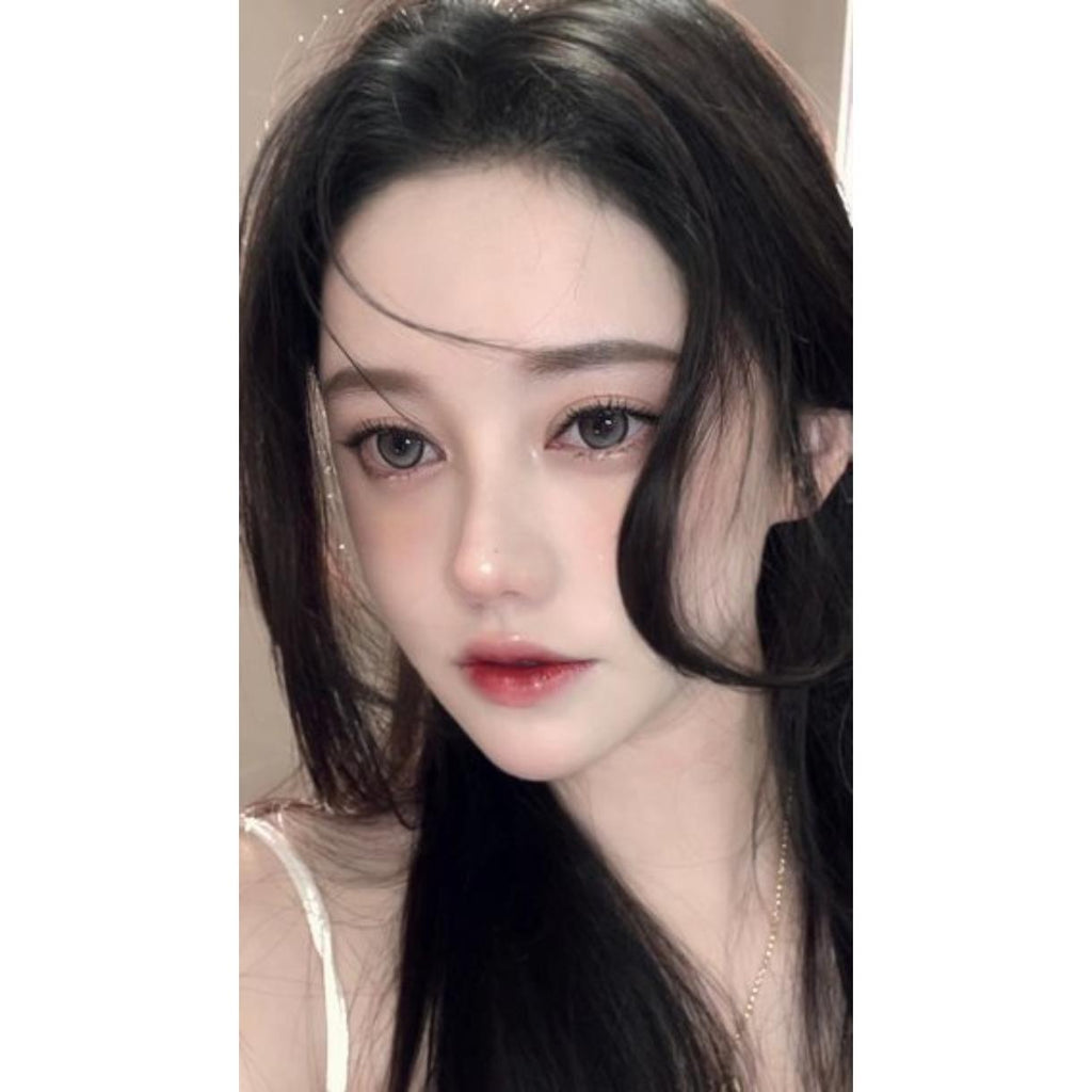 GGNYOU MorningCon 14.50mm Gray Colored Contact Lenses (6 Months Wear)