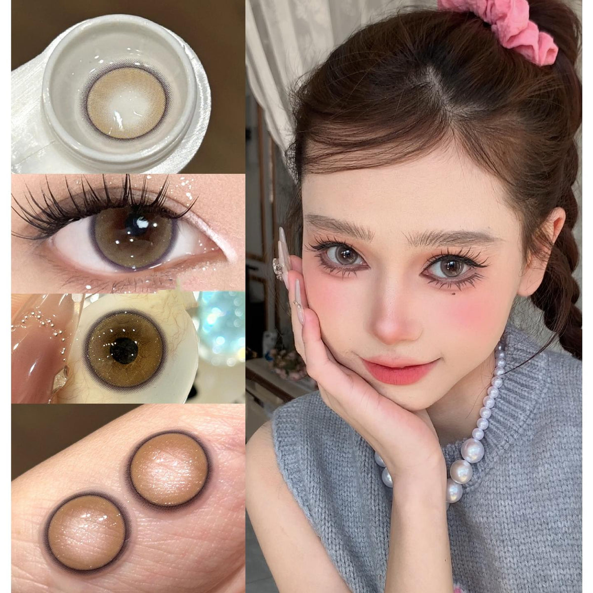 NMHTAN thestarlens 14.50mm Yellow Colored Contact Lenses (6 Months Wear)