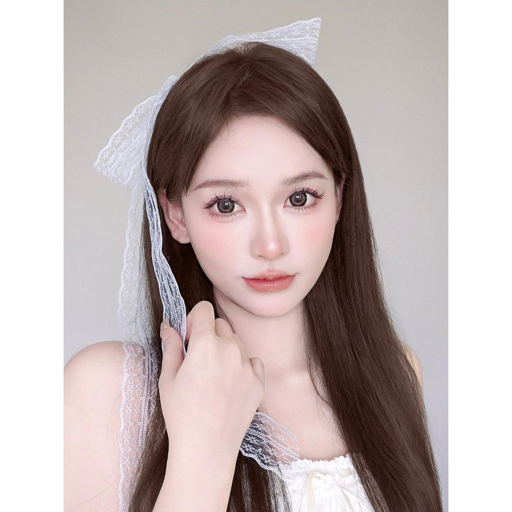 คอนแทคเลนส์สีน้ำตาล HJNLI OBALEN ขนาด 14.50 มม. (ชนิดราย 6 เดือน)