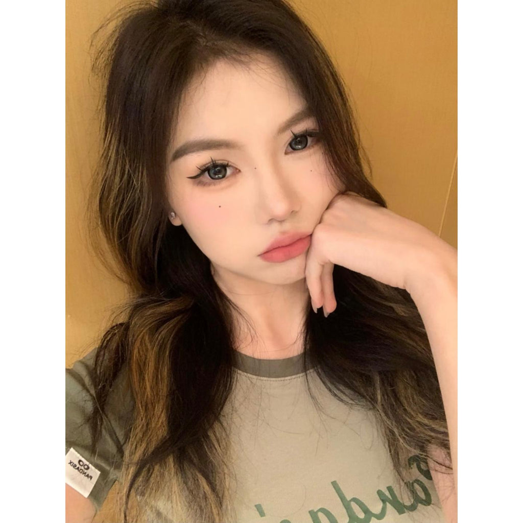 FPHHUI MorningCon 14.50mm Gray Colored Contact Lenses (6 Months Wear)