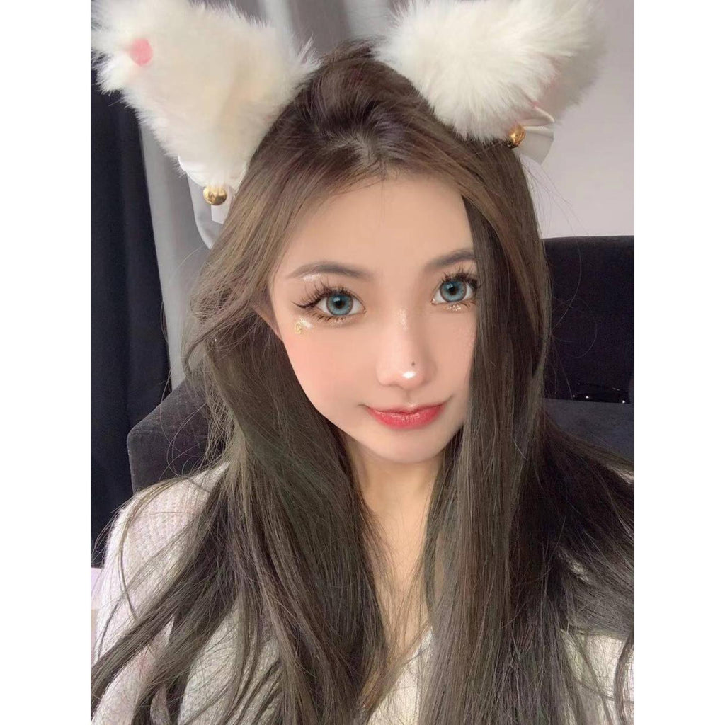 TKGJLAN Xiyoulens คอนแทคเลนส์สีฟ้า ขนาด 14.50 มม. (ชนิดราย 6 เดือน)