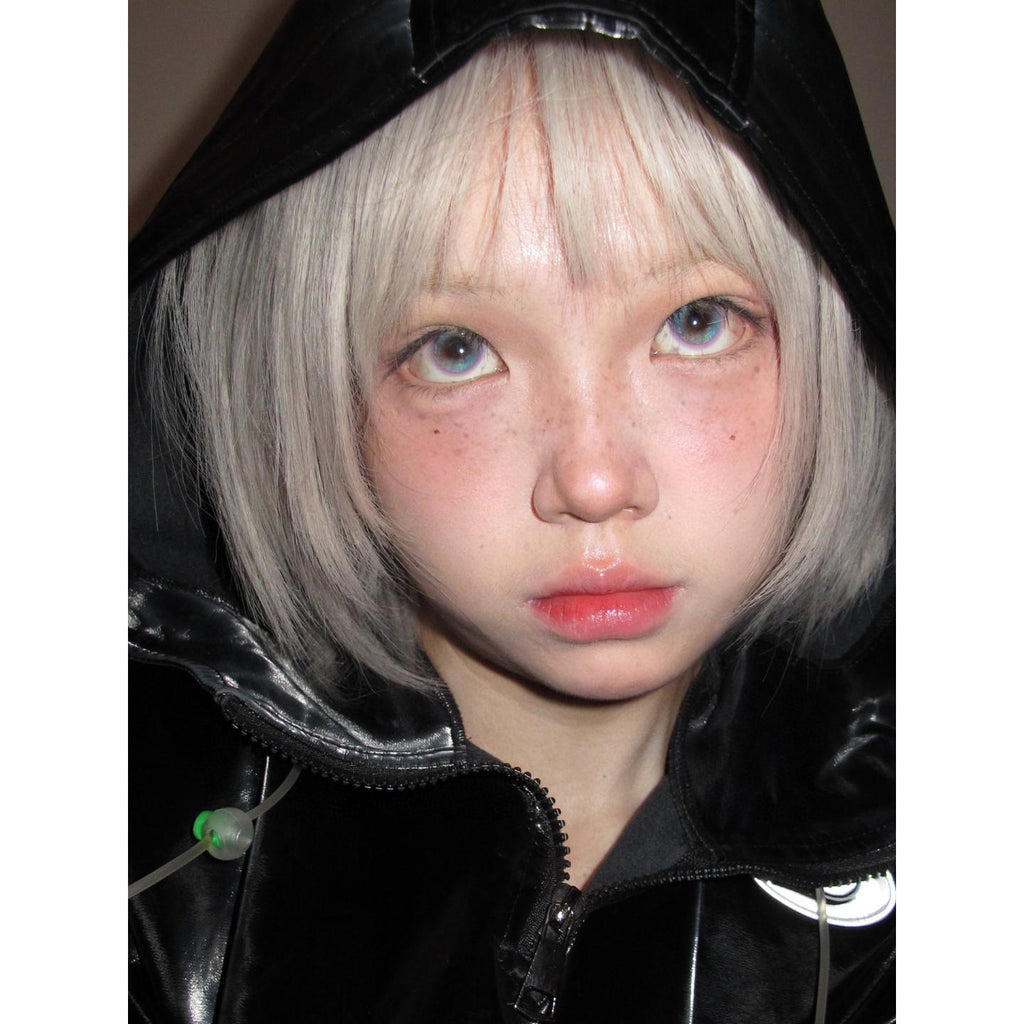 YLYXI Xiyoulens 14.20mm Purple Colored Contact Lenses (6 Months Wear)