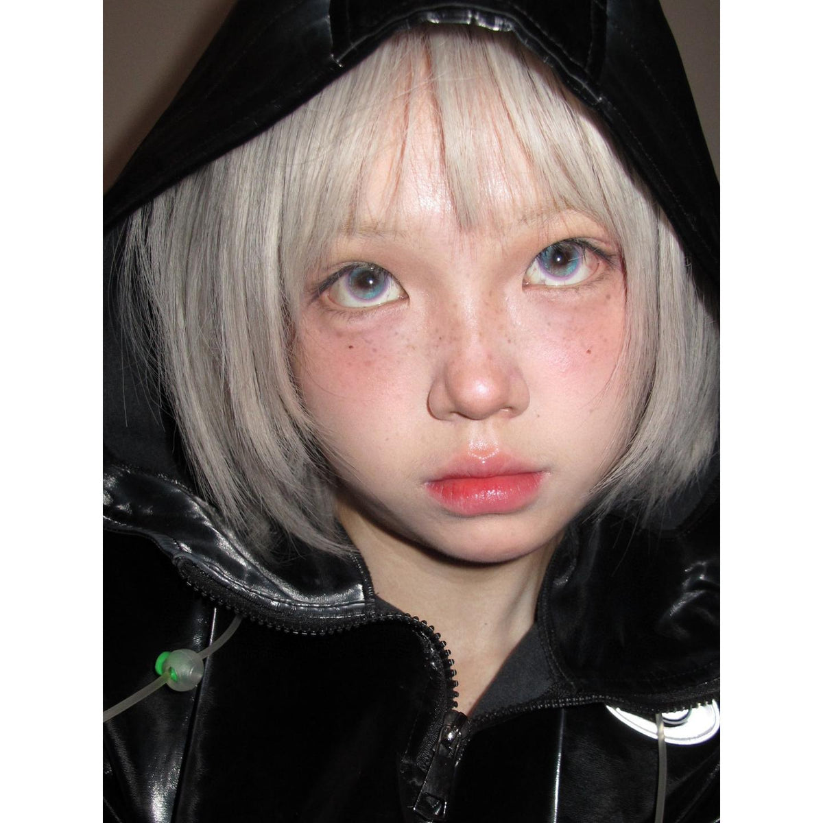 YLYXI Xiyoulens 14.20mm Purple Colored Contact Lenses (6 Months Wear)