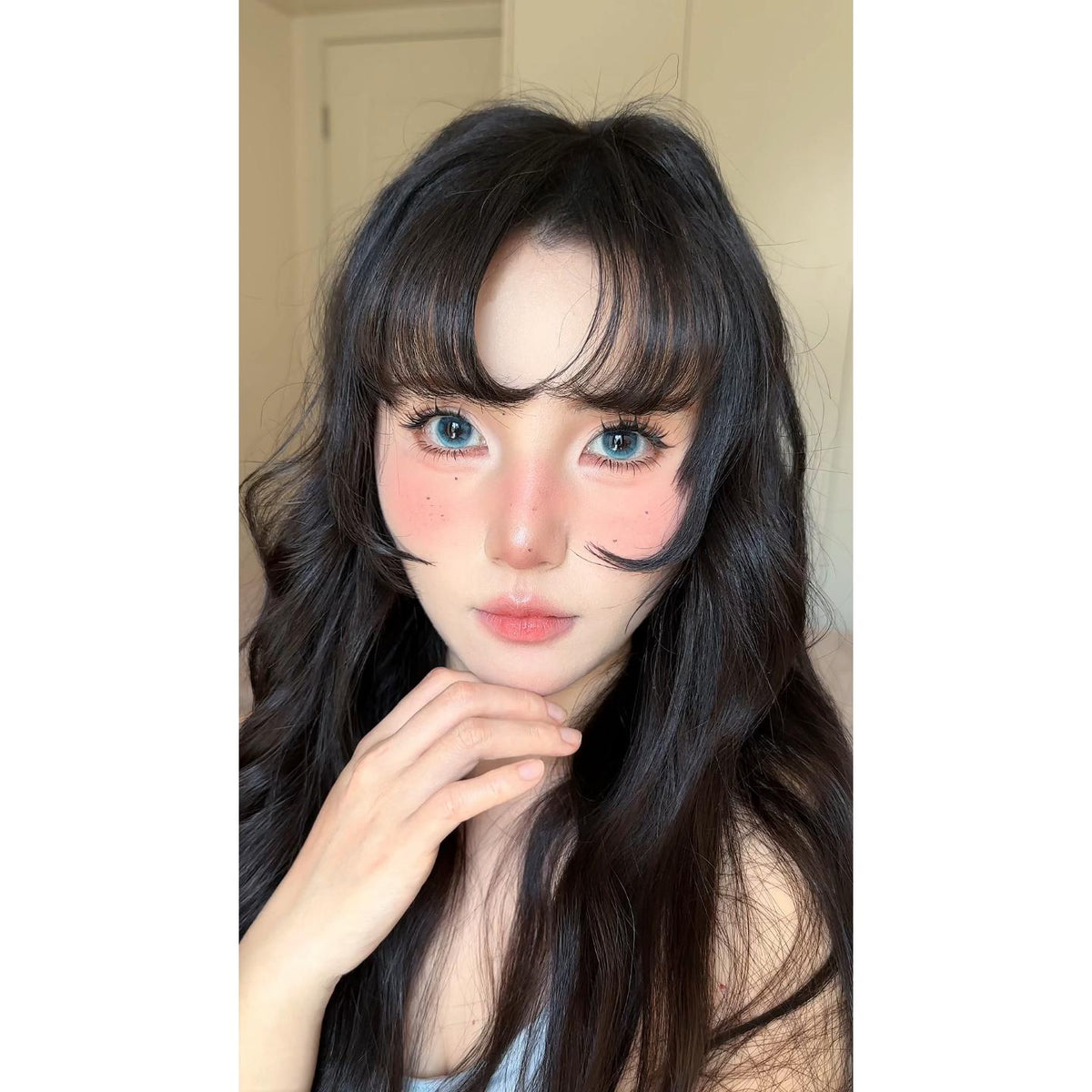 BLLAN thestarlens 14.50mm Blue Colored Contact Lenses (6 Months Wear)