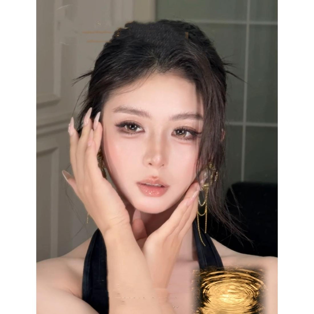 CDJJCENG OBALEN 14.50mm Brown Colored Contact Lenses (6 Months Wear)