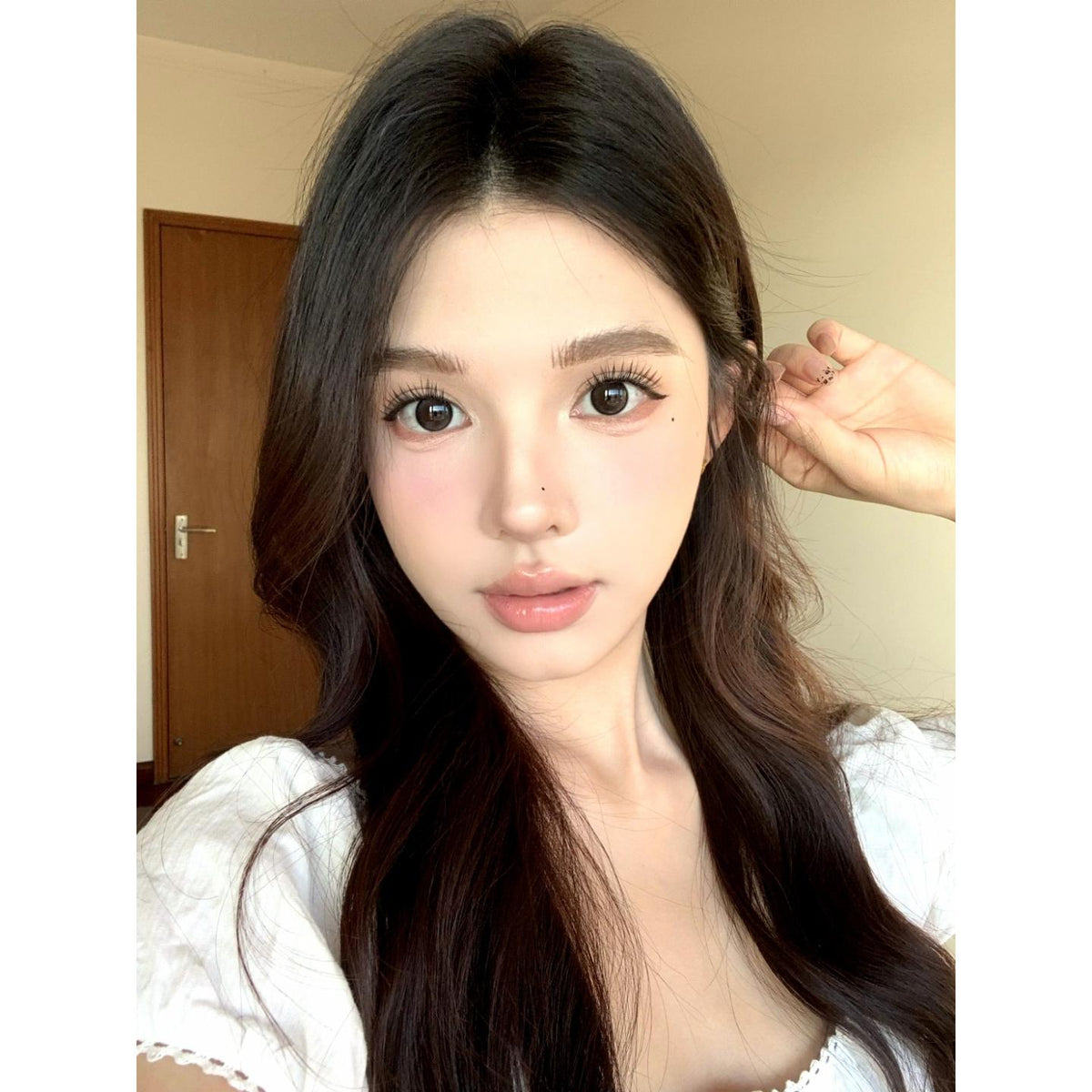 TCXXING thestarlens คอนแทคเลนส์สี ขนาด 14.20 มม. สีดำ (ชนิดราย 6 เดือน)