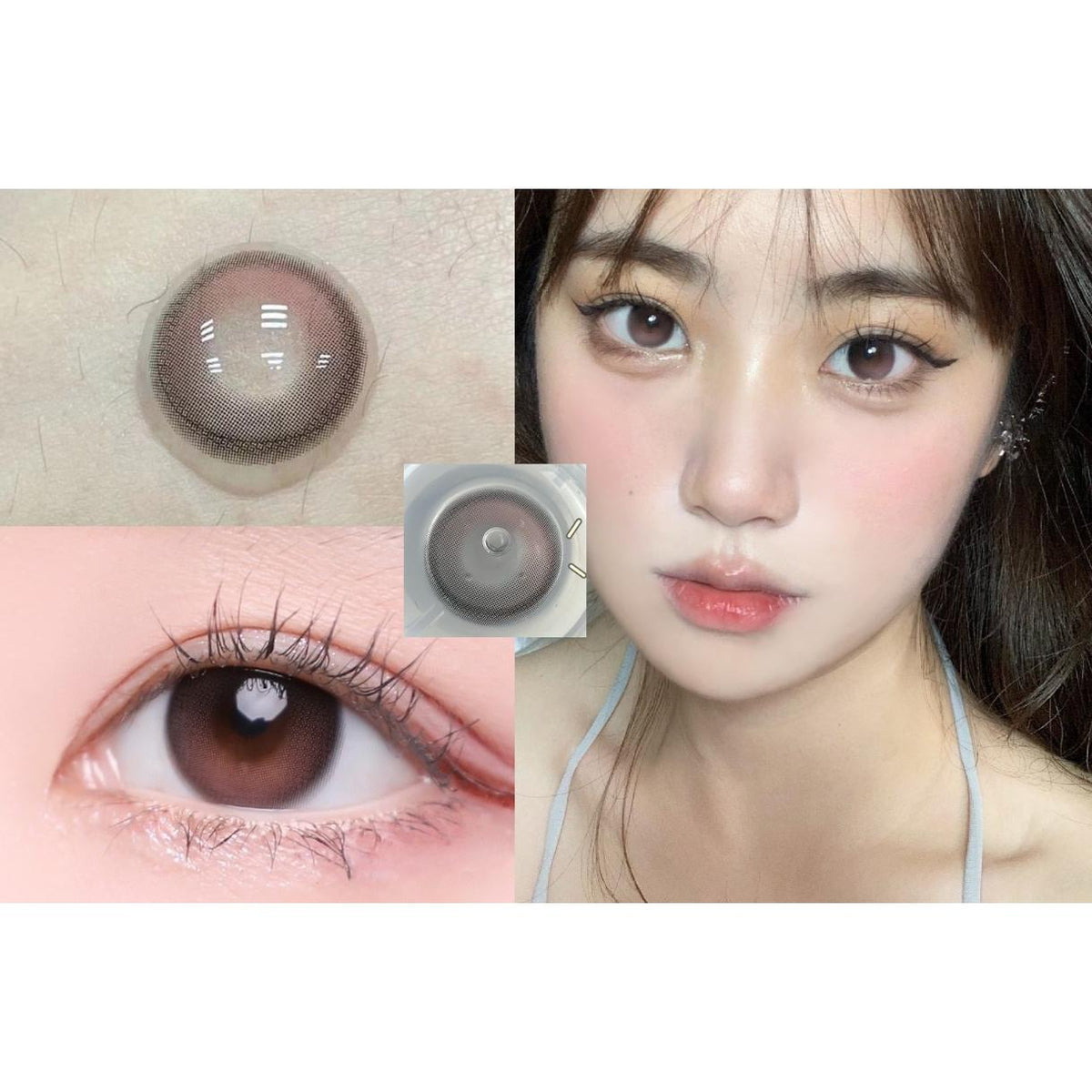 MZSHUA MorningCon 14.20mm Pink Colored Contact Lenses (6 Months Wear)