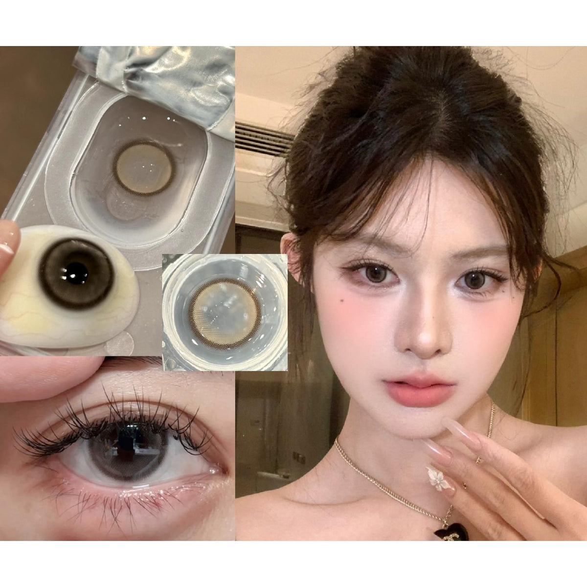 TSYMA thestarlens 14.20mm Brown Colored Contact Lenses (6 Months Wear)